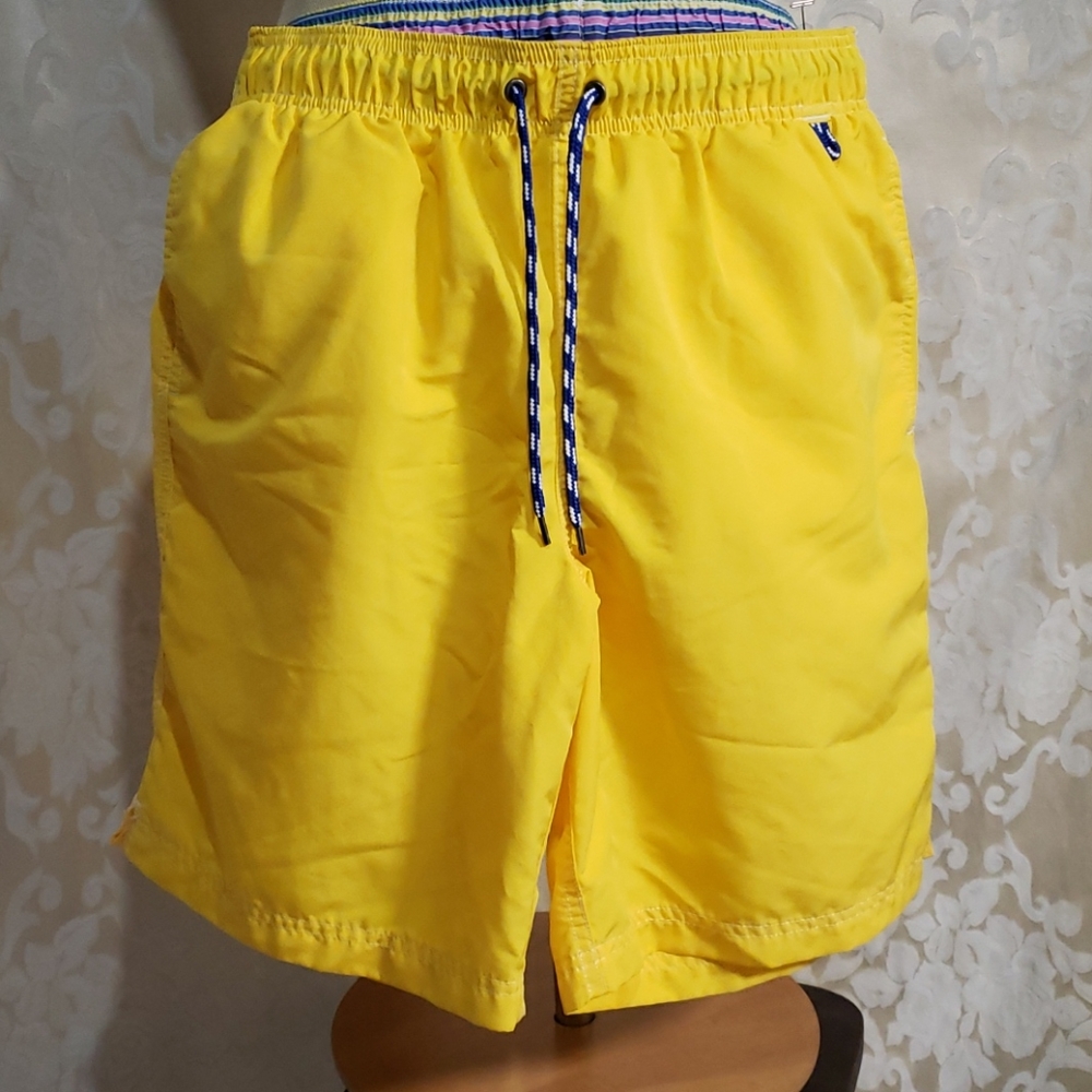 Land’s End Bright Yellow Men’s Swim Trunks